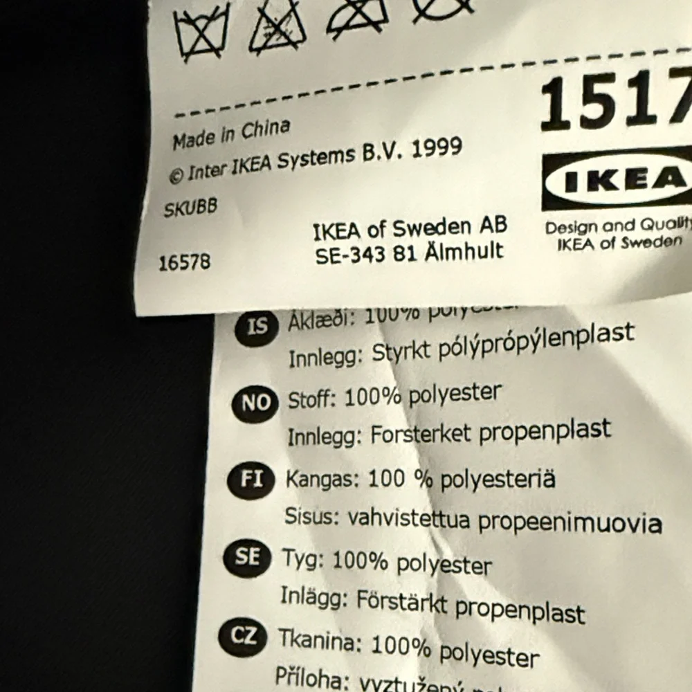 IKEA Black Hanging Closet Organizer